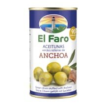 Žal. alyv. įd. ančiuv. EL FARO, / 150 g, 370 ml