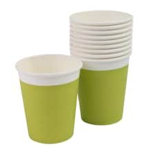Žali popieriniai puodeliai RIMI, 10vnt., 240 ml