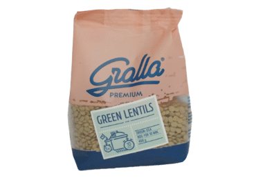 Žalieji lęšiai GRALLA, 400 g