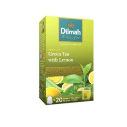 Žalioji arbata DILMAH, citrinų skonio, 30 g, 20 vnt