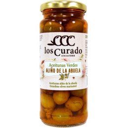 Žaliosios alyvuogės LOS CURADO ABUELA, su kauliukais, 360 g