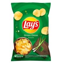 Žaliųjų svogūnų sk. bulvių trašk. LAYS, 180 g