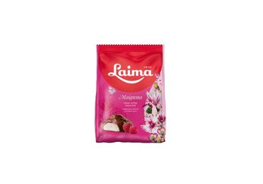 Zefyrai LAIMA MAIGUMS aplieti šokoladu, aviečių skonio, 175 g