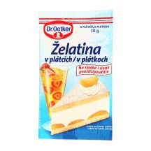 Želatinos lapeliai, 10 g