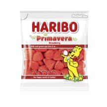 Želė saldainiai HARIBO ERDBEEREN, 100 g