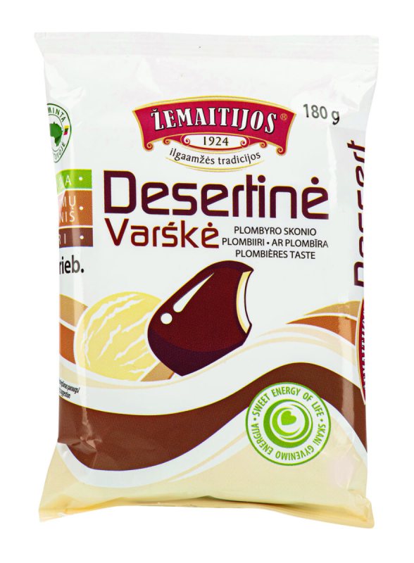 ŽEMAITIJOS plombyro skonio desertinė varškė, 180 g
