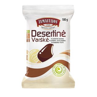 ŽEMAITIJOS plombyro skonio desertinė varškė, 7,7% rieb., 180 g
