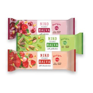 Žemės riešutų chalva NIKO (3 rūšių), 60 g