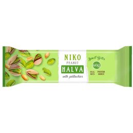 Žemės riešutų chalva NIKO su pistacijomis, 60 g