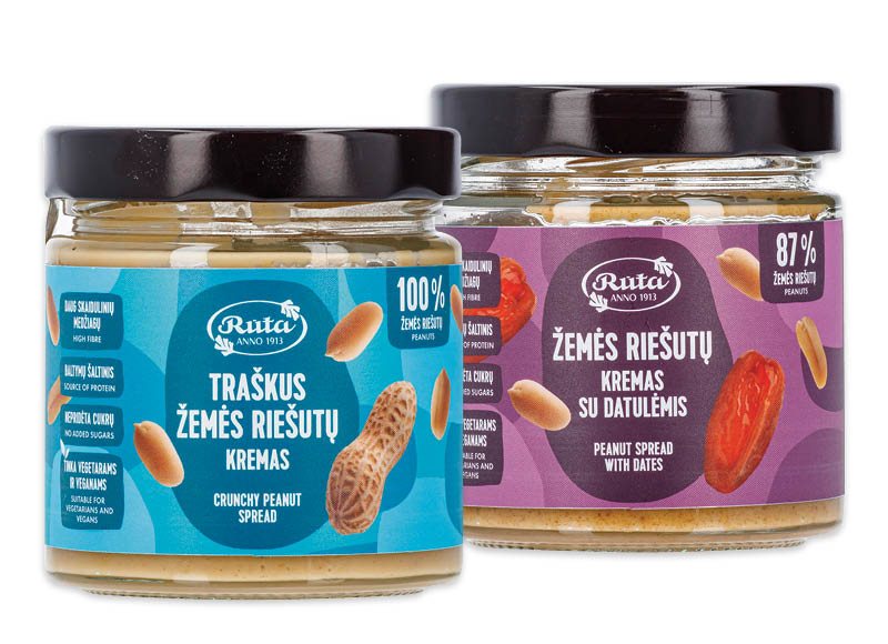 Žemės riešutų kremui RŪTA, 320 g