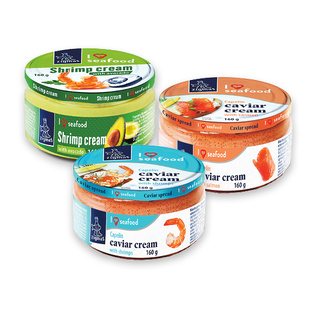 ZIGMAS I LOVE SEAFOOD užtepėlė su krevet. arba lašiša (3 rūš.), 160 g
