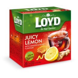 Žolelių arbata LOYD WARMING LEMON, 20 vnt