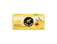 Žolelių arbata MOŽUMS su imb., citrinomis, medumi, 40 g, 20 x 2 g
