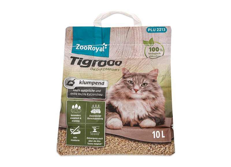 ZOOROYAL kačių kraikas TIGROOO, 10 kg