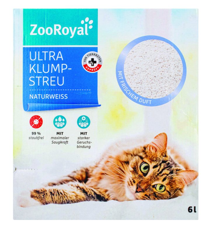 ZOOROYAL ypač gaivus kraikas ULTRA CLUMP, 6 l