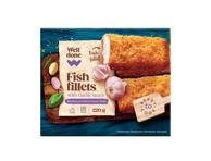 Žuvų filė su česnakiniu padažu traškiame apvalkale, 220 g