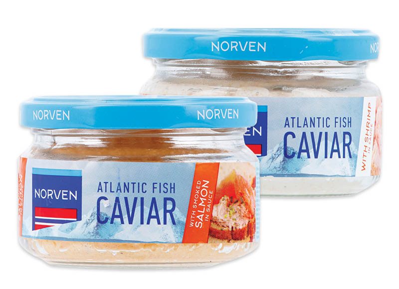 Žuvų ikrų užtepėlė NORVEN, 160 g