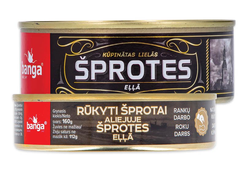 Žuvų konservams BANGA, 120 g