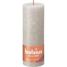 Žvakė BOLSIUS, pilka, 19 x 7 cm