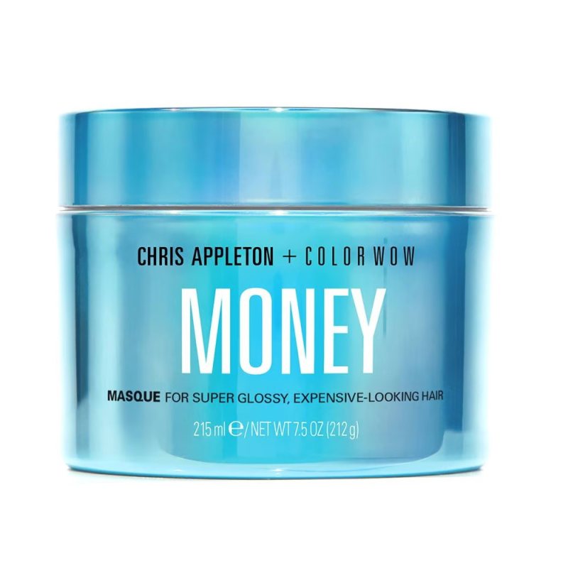 Žvilgesio suteikianti plaukų kaukė Color Wow Money Masque, 215 ml