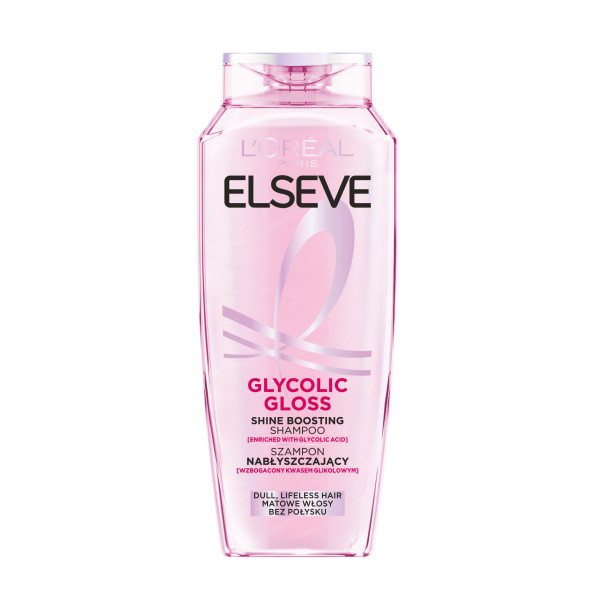 Žvilgesio suteikiantis šampūnas blankiems plaukams L’Oréal Paris Elseve Glycolic Gloss, 400 ml
