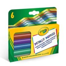 Žymekliai CRAYOLA, metalizuoti, 6 vnt